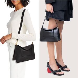 WANDLER Penelope Leather Shoulder Bag